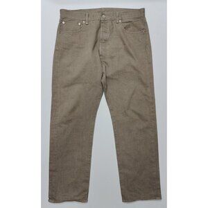Levi's 501XX Men's Taupe Button Fly Jeans Size W36 L32